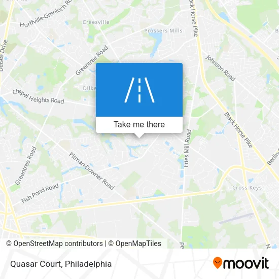 Quasar Court map