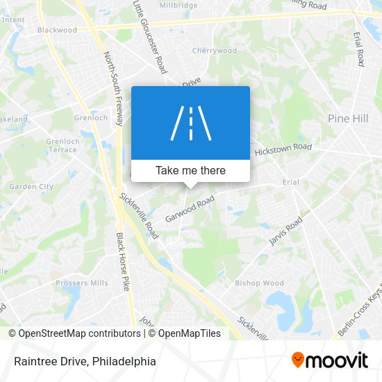 Mapa de Raintree Drive