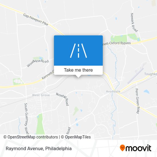 Mapa de Raymond Avenue