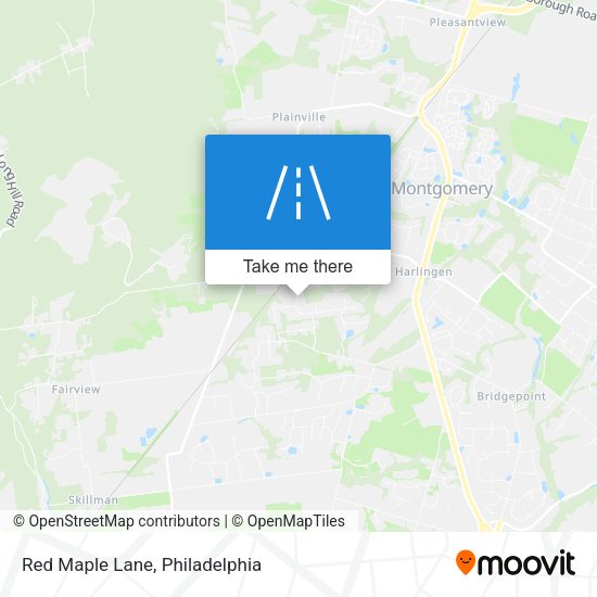 Red Maple Lane map