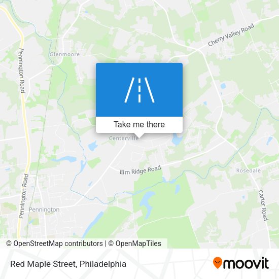 Red Maple Street map