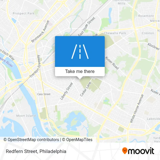 Redfern Street map