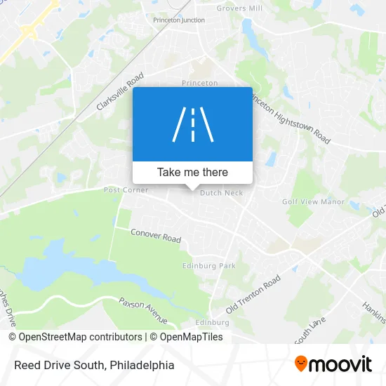 Reed Drive South map