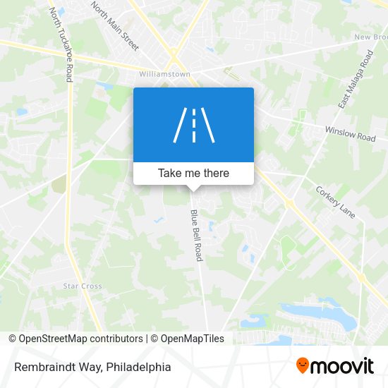 Rembraindt Way map