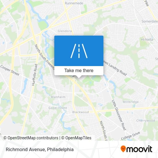 Mapa de Richmond Avenue