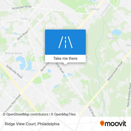 Ridge View Court map