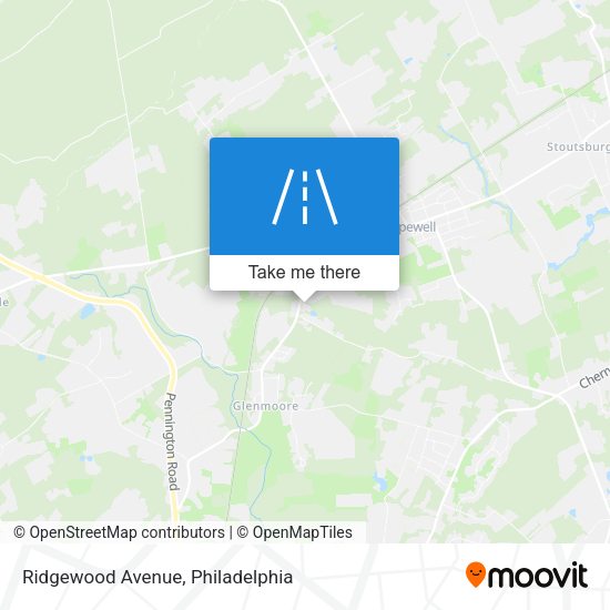 Ridgewood Avenue map