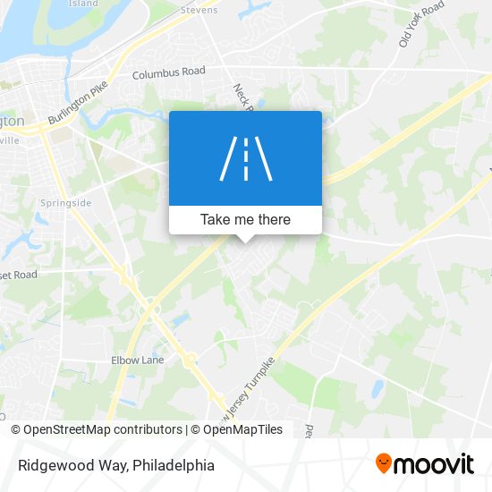 Mapa de Ridgewood Way