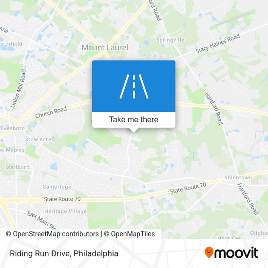 Mapa de Riding Run Drive