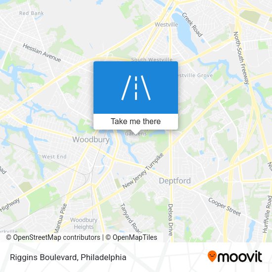 Riggins Boulevard map