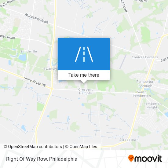 Right Of Way Row map