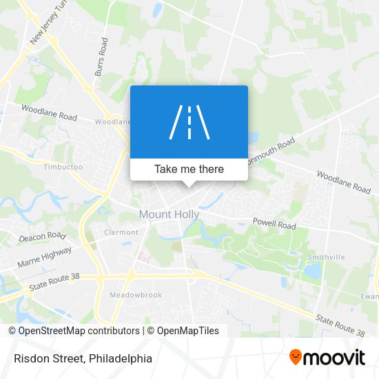 Mapa de Risdon Street