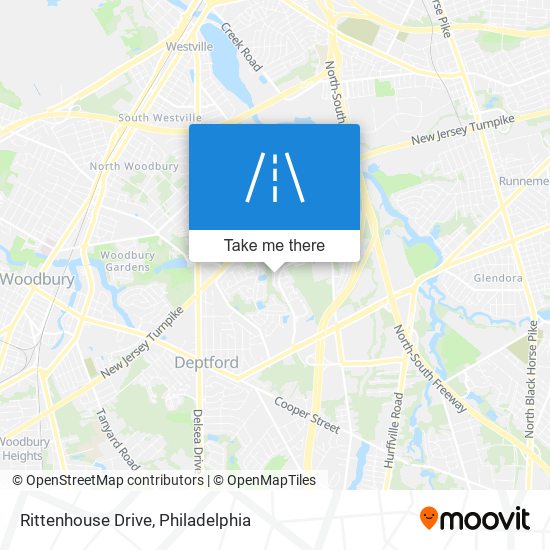 Mapa de Rittenhouse Drive