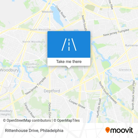 Rittenhouse Drive map