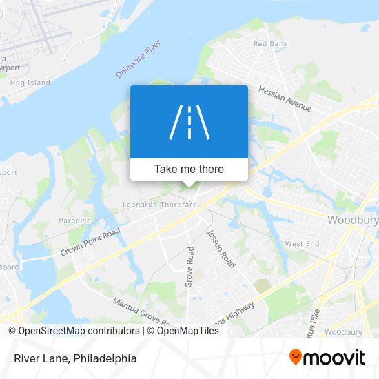 Mapa de River Lane