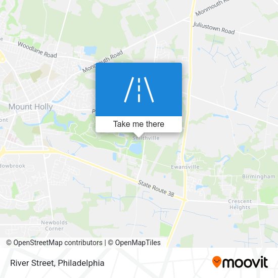 Mapa de River Street