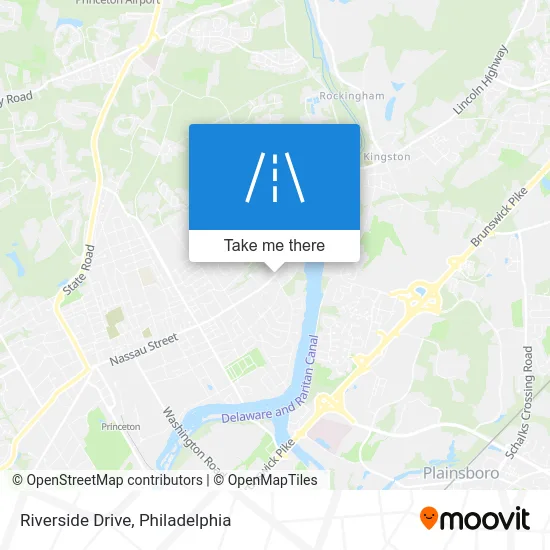Riverside Drive map