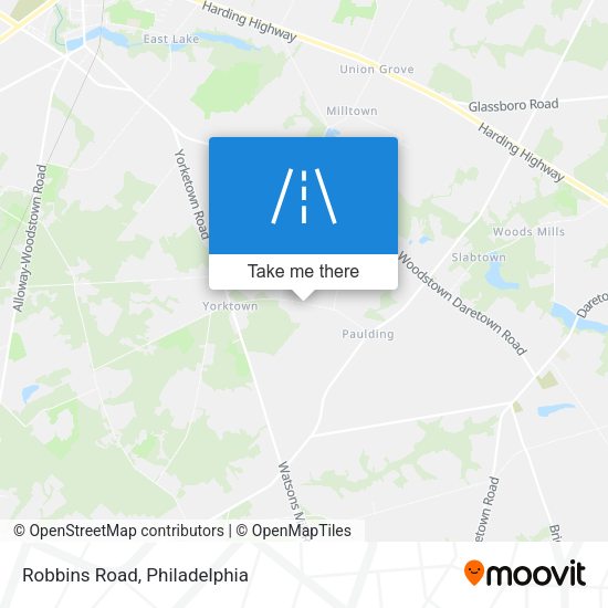 Mapa de Robbins Road