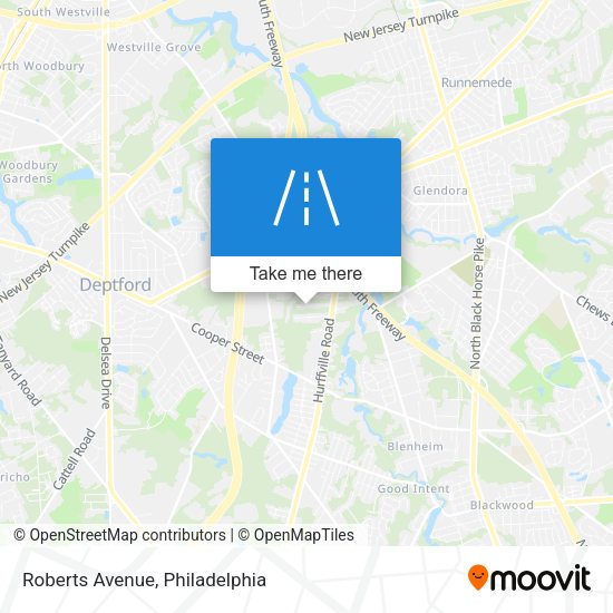 Mapa de Roberts Avenue