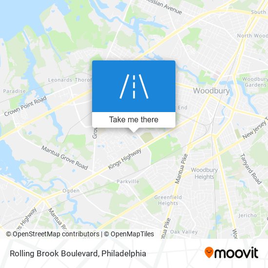 Rolling Brook Boulevard map