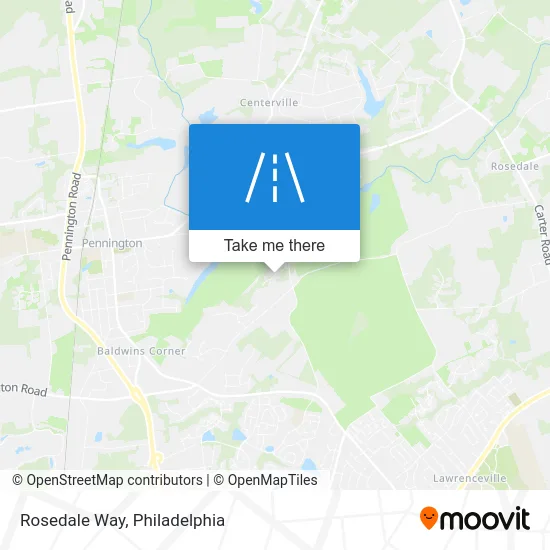 Rosedale Way map