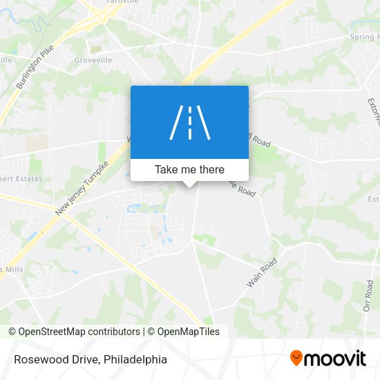 Rosewood Drive map