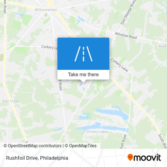 Mapa de Rushfoil Drive