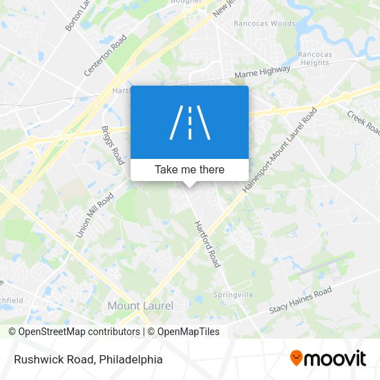 Mapa de Rushwick Road