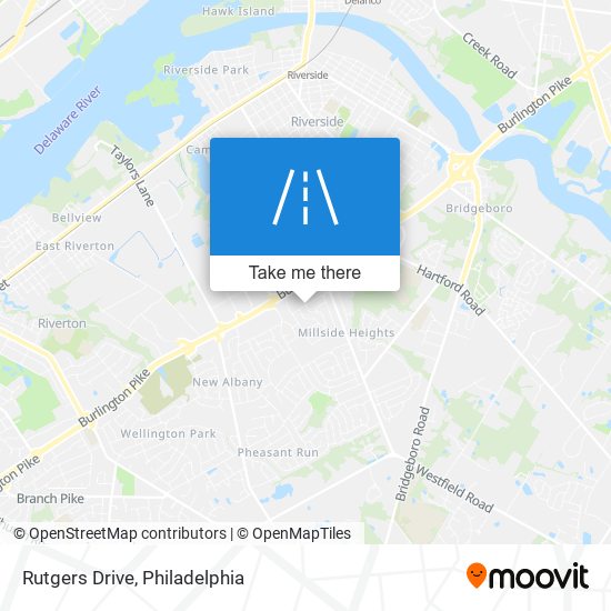 Rutgers Drive map