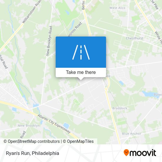 Mapa de Ryan's Run