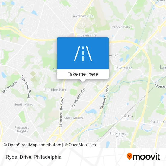 Rydal Drive map