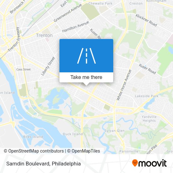 Samdin Boulevard map