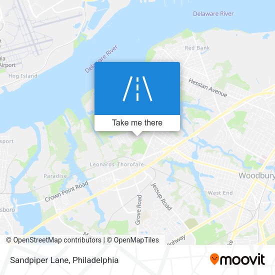 Mapa de Sandpiper Lane