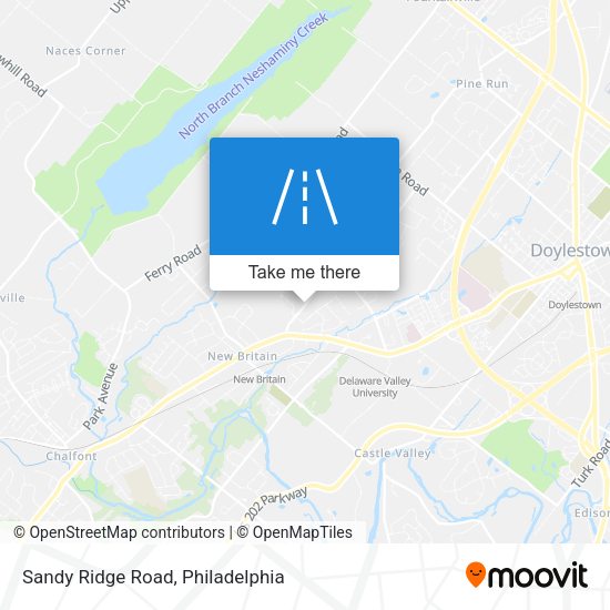 Mapa de Sandy Ridge Road