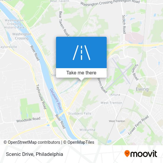 Mapa de Scenic Drive