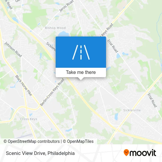 Scenic View Drive map