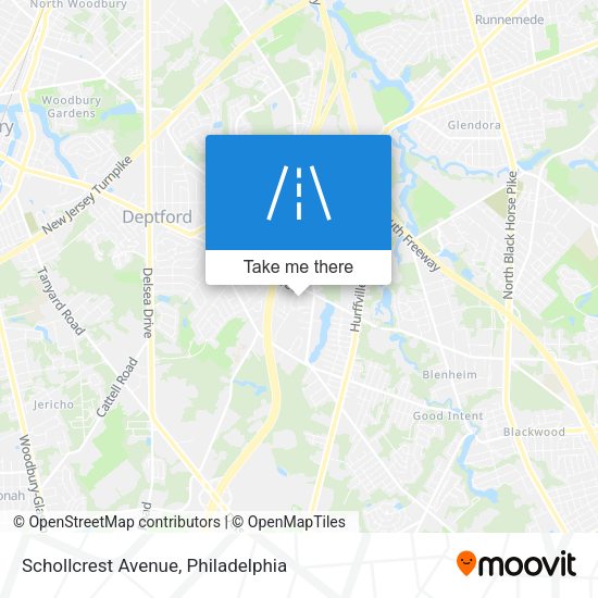 Schollcrest Avenue map