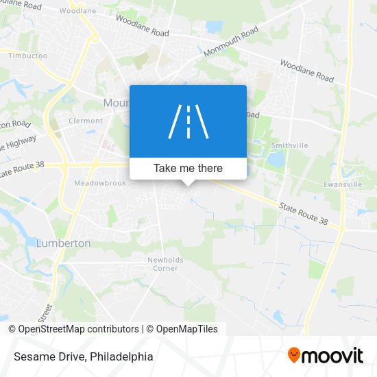 Mapa de Sesame Drive