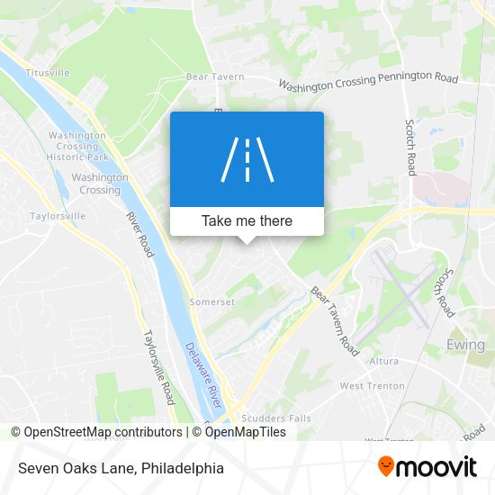 Seven Oaks Lane map