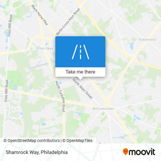 Shamrock Way map