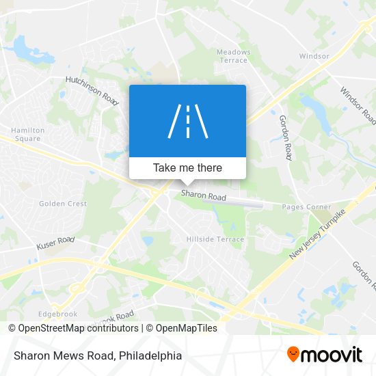 Sharon Mews Road map