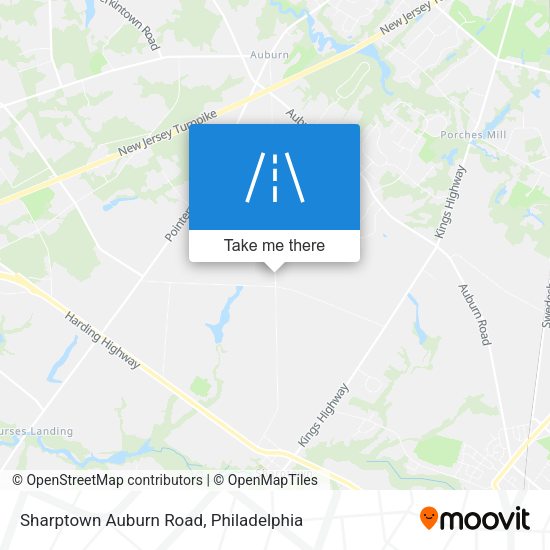 Mapa de Sharptown Auburn Road