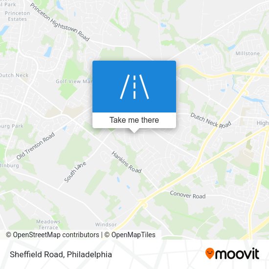 Mapa de Sheffield Road
