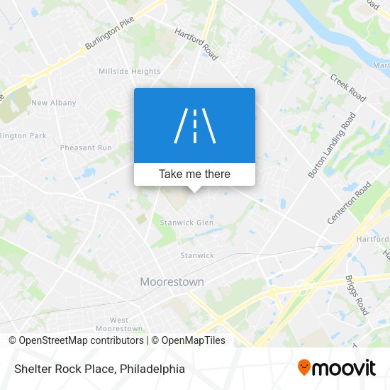 Mapa de Shelter Rock Place