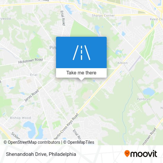 Shenandoah Drive map