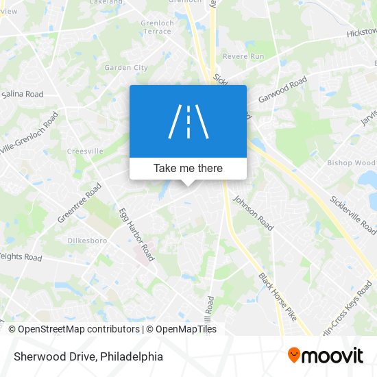 Sherwood Drive map