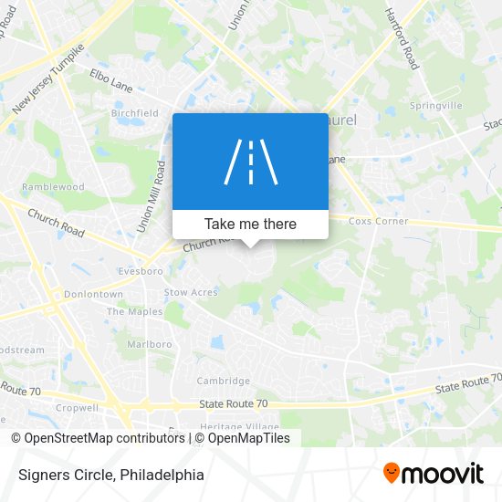 Mapa de Signers Circle