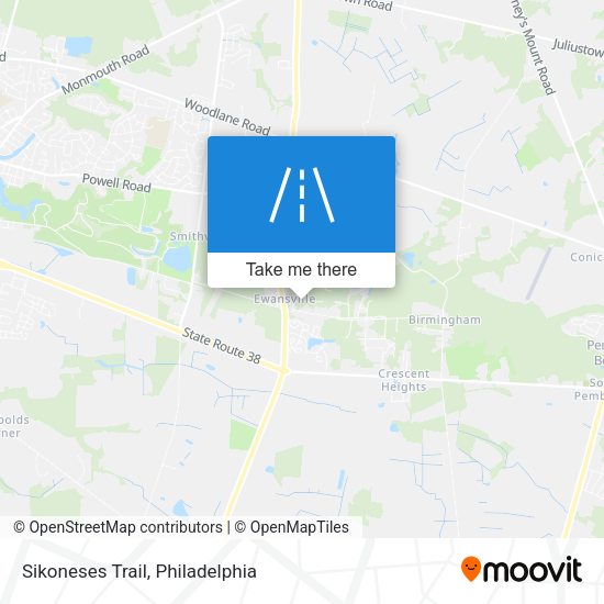 Sikoneses Trail map