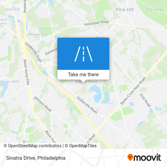 Mapa de Sinatra Drive