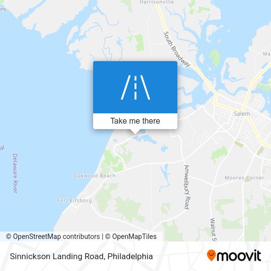 Mapa de Sinnickson Landing Road